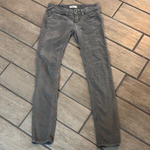 Free People Charcoal Buttoned Pants